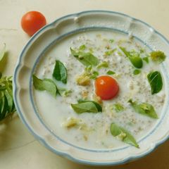 A picture of Quinoa Curd rice.