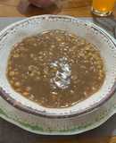 Garbanzos con harina dorada