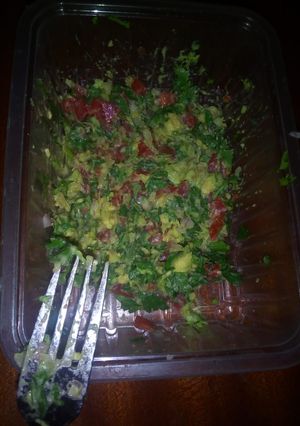 A picture of Simple Guacamole #4weeksChallenge.