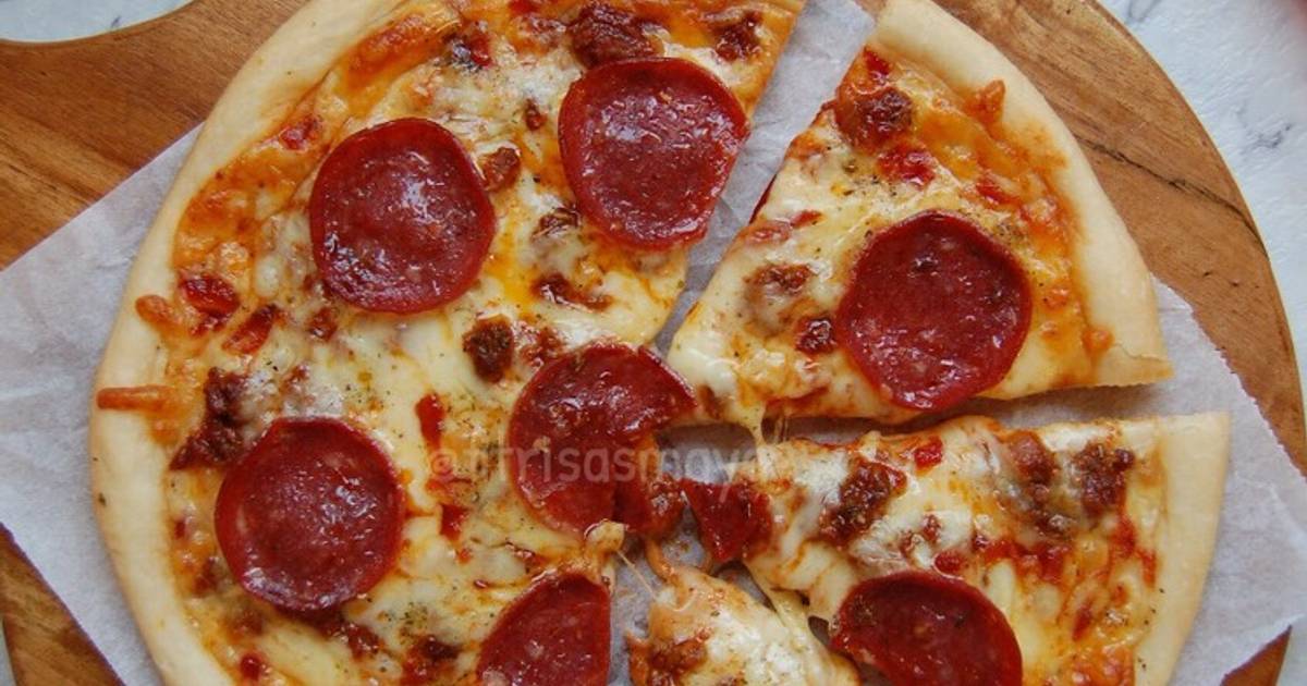 Resep Pepperoni Pizza Oleh Fitri Sasmaya Cookpad