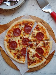 Foto resep Pepperoni Pizza