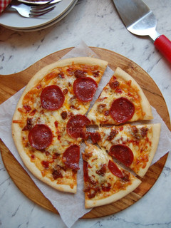 Foto resep Pepperoni Pizza