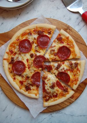 Foto resep Pepperoni Pizza