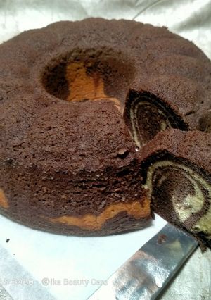 Foto resep Marble Cake Coklat Keju