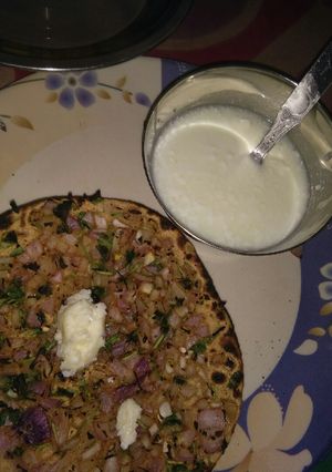 A picture of Onion roti.