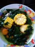 Sayur bening katuk jagung wortel