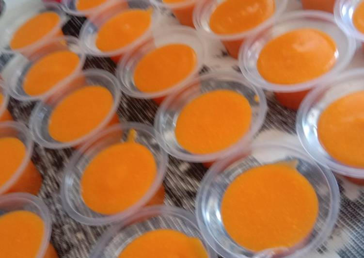 Puding mangga simpel