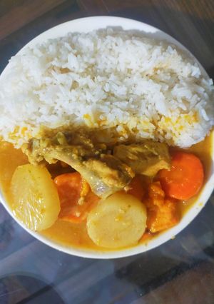 Hình của món Cà Riii Gà.