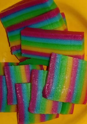 Foto resep Lapis tapioka(kanji) dan tepung beras