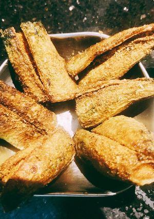 A picture of Masala Karela.