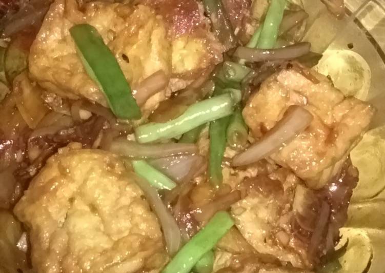 Tahu Telur Dadar Buncis Lombok Hijau