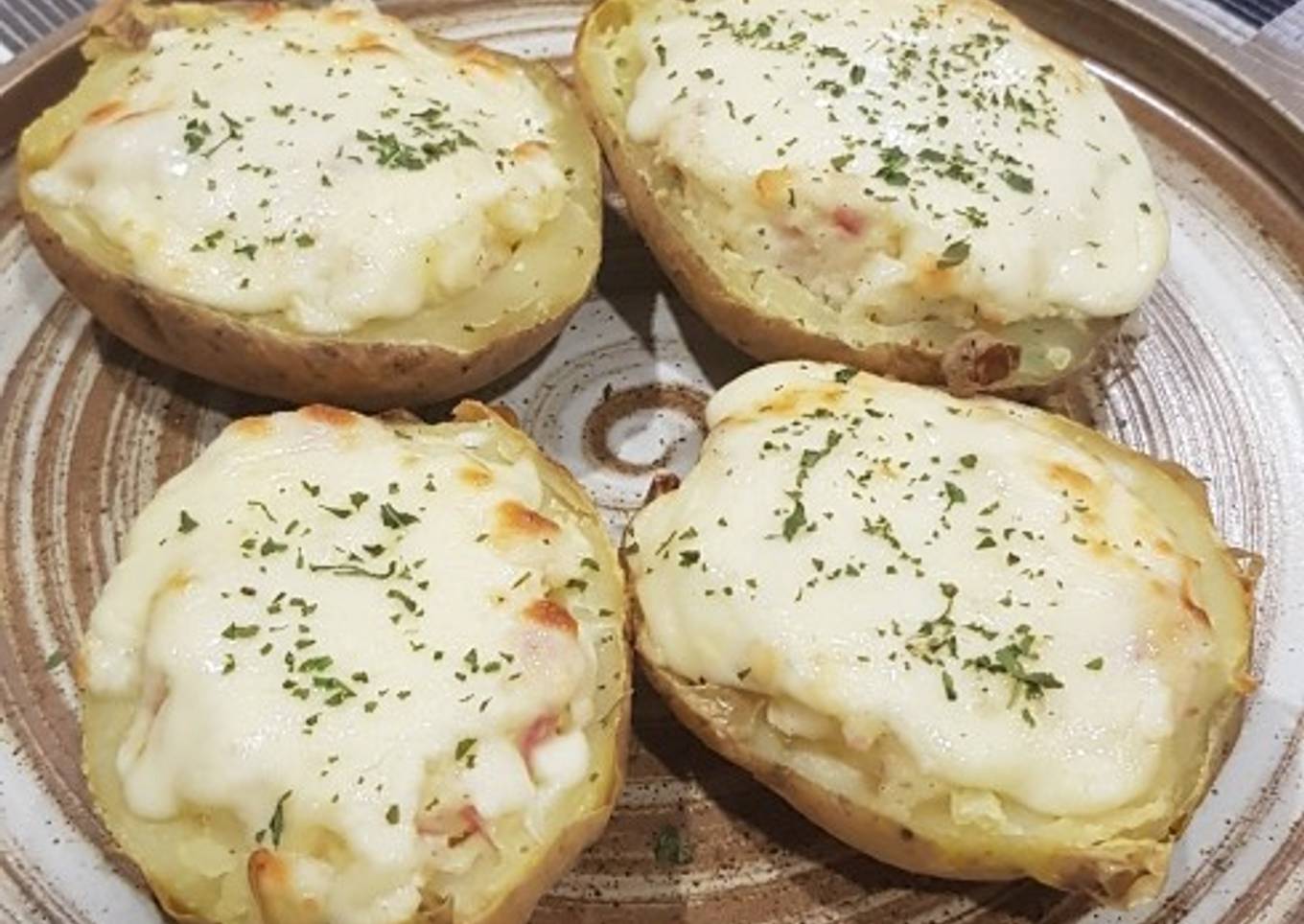 Twice baked potatoes