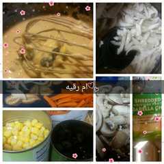 รูปของ شوربه كريمه الفطر مع الدجاج