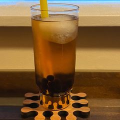 A picture of Winter melon bubble tea.