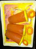 Orange masala popsicle