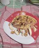 Tarta de Peras 🍐🍐Con Crema de Vainilla y Nueces Peladas🥧