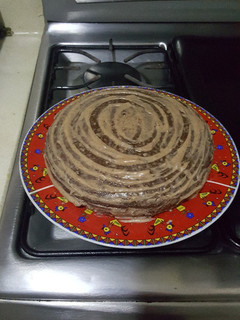 Una foto de Bizcocho de chocolate sencillo