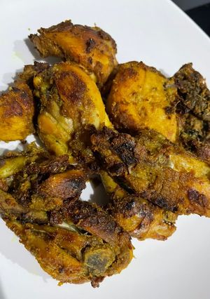 Foto resep Ayam Goreng dengan air fryer Bumbu Kuning