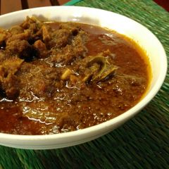 A picture of Mutton curry.