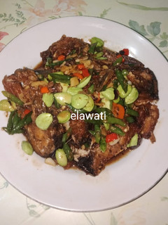 Foto resep Ikan Mas Tumis Pete