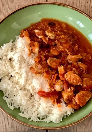 Une photo de Rougail saucisse
