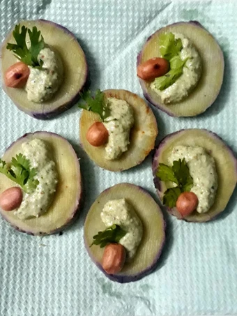 Easy Way Make Sweet potato canapes the So Delicious Really delicious