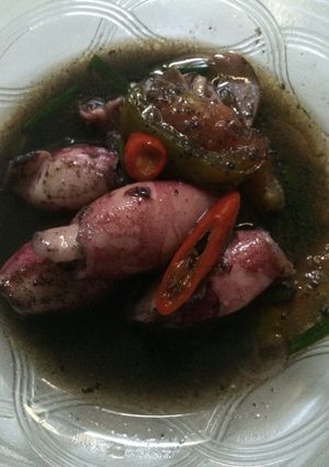 Foto resep Cumi hitam