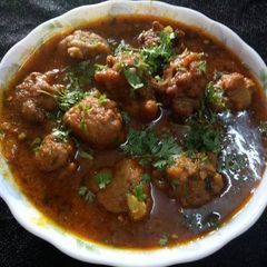 A picture of Moongodi ki sabji.