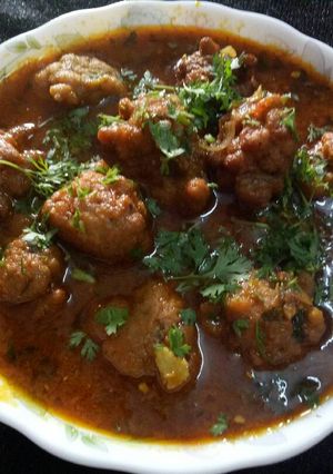 A picture of Moongodi ki sabji.