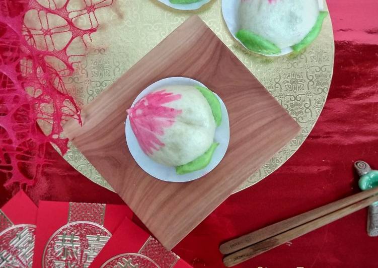 Bagaimana Menyiapkan Shou Tao (Bakpao Buah Persik) Anti Gagal