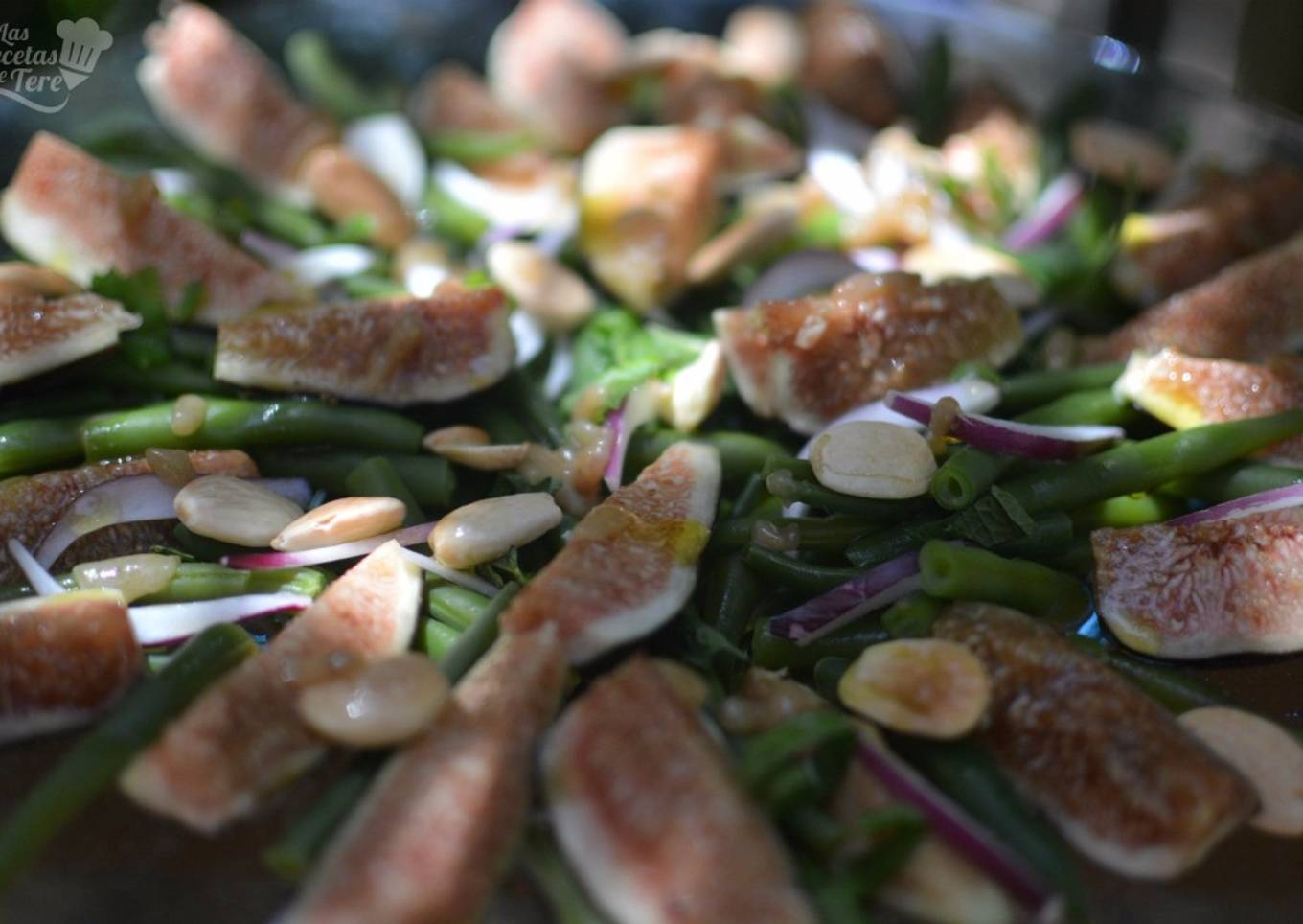 Ensalada de judías verdes e higos