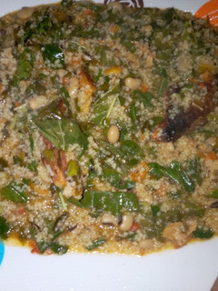 Paten couscous da wake ainihin hoton girkin