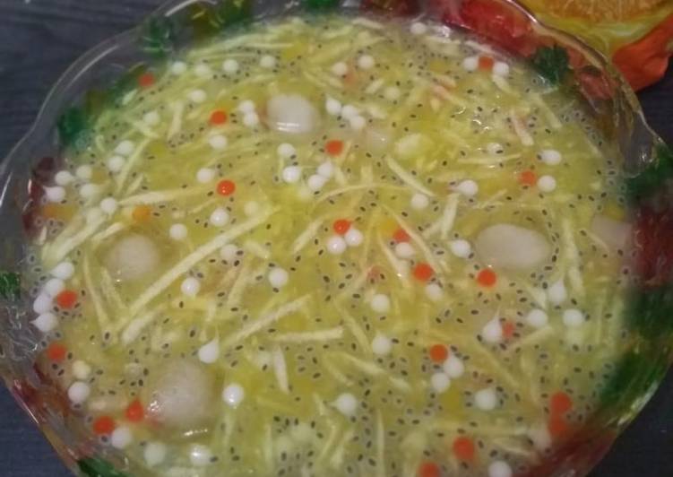 Resep: AppetizingEs blewah selasih