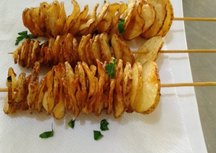 Steps to Prepare Crunch potatoes in 27 Minutes for Young Wife