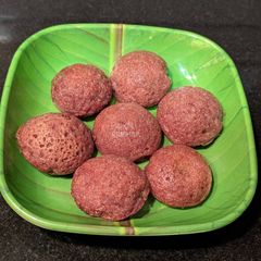 A picture of Ragi appe (Kids friendly).