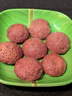 A picture of Ragi appe (Kids friendly).