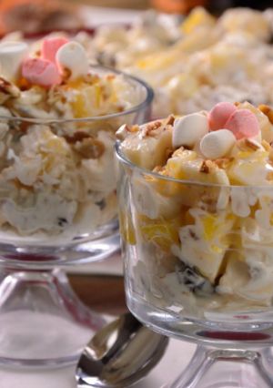 Una foto de Ensalada de malvaviscos