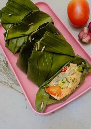 Foto resep Botok Teri Pedas