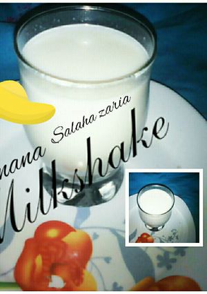 A picture of Banana milk shake.