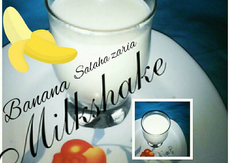 Simple Way to Make Homemade Banana milk shake