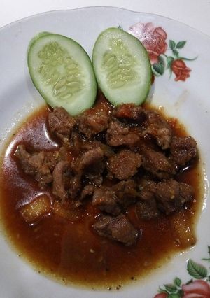 Foto resep Daging sapi merica pedas manis