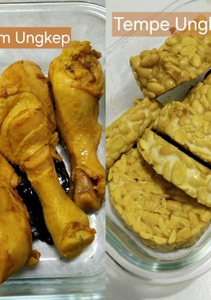 Foto resep Ayam dan Tempe Ungkep