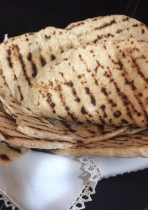Una foto de Pan libanés