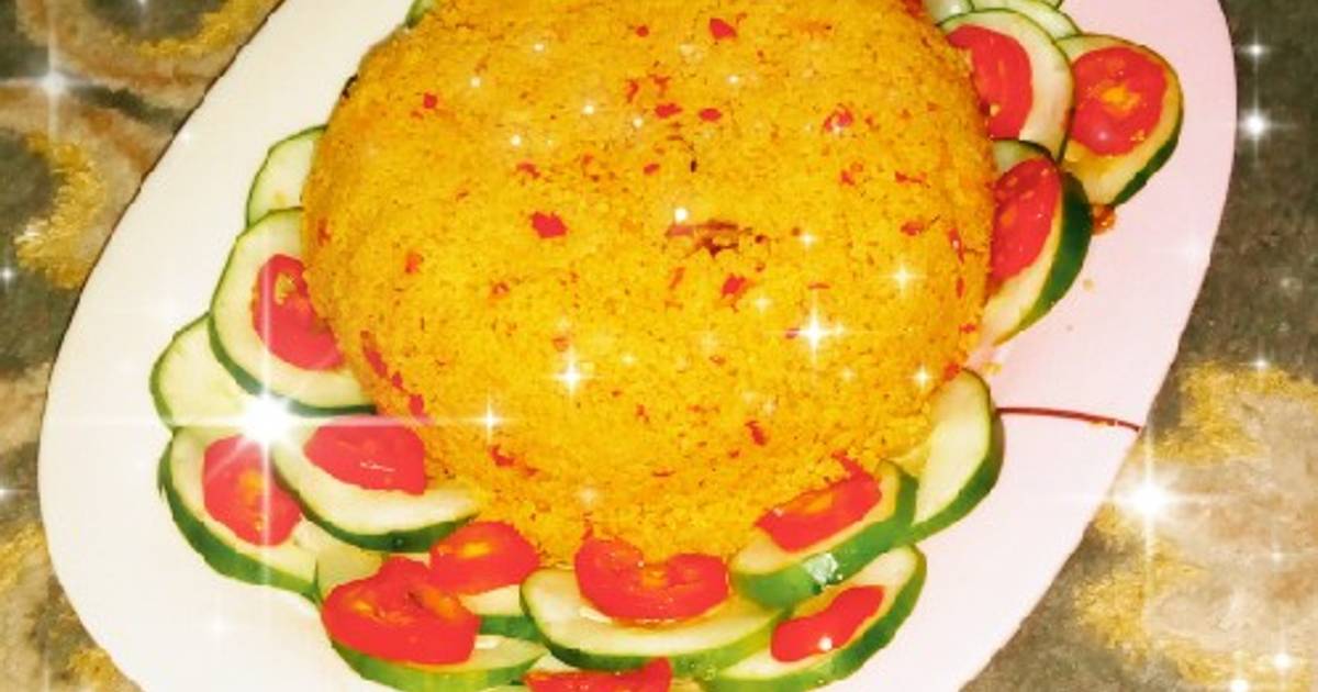 Jollof cous cous Recipe by Miemiey pie Cookpad