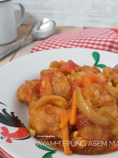 Foto resep Ayam Tepung Asam Manis
