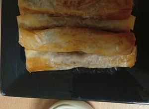 Une photo de Musakhan à la pâte filo