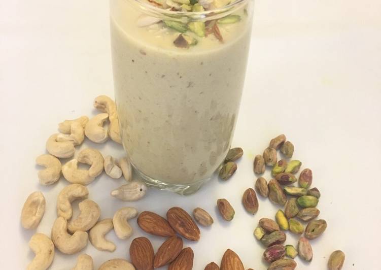 Recipe of Super Quick Homemade Dry fruit milk