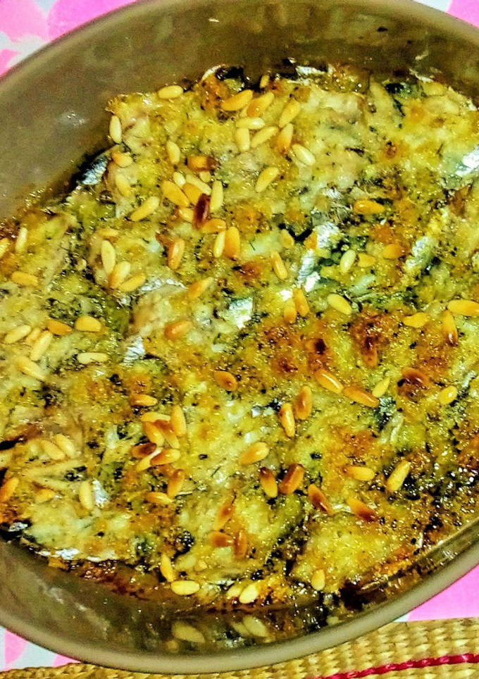 Una foto de Sardinas gratinadas al horno