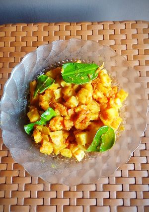 Foto resep Kentang Udang bumbu kuning