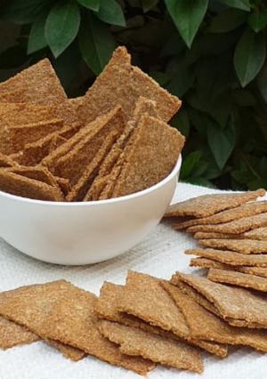 Una foto de Galletas integrales de girasol (saladas)